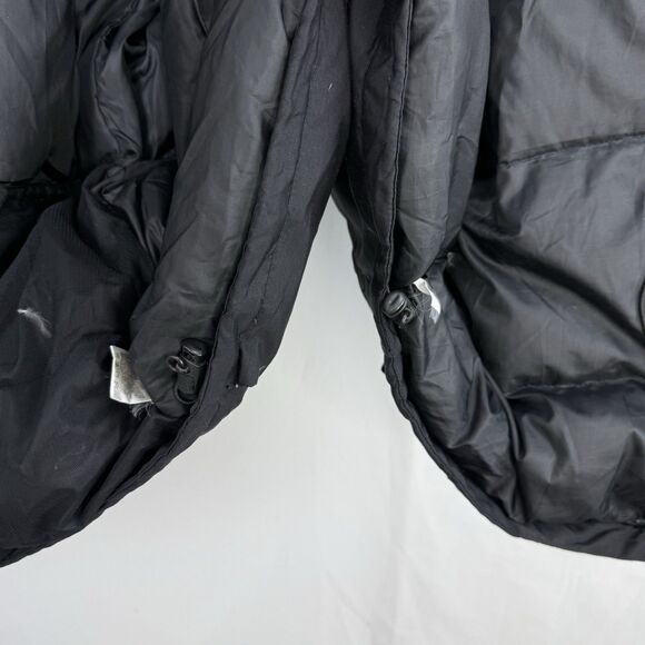 VTG THE NORTH FACE Size XL Black Mens Goosedown Parka Hooded Jacket - Picture 15 of 16